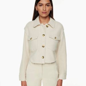 Aritzia - Wilfred Free “The Ganna” Cropped Shirt Jacket